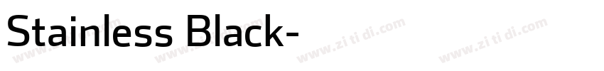 Stainless Black字体转换